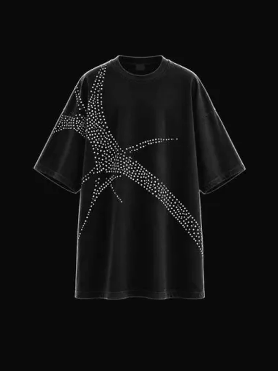 Tee 06, Black, front